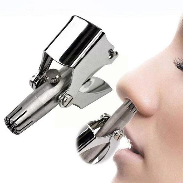 

electric nose & ear trimmers hair trimmer portable vibrissa manual cutter nasal steel shaver washable i8l1