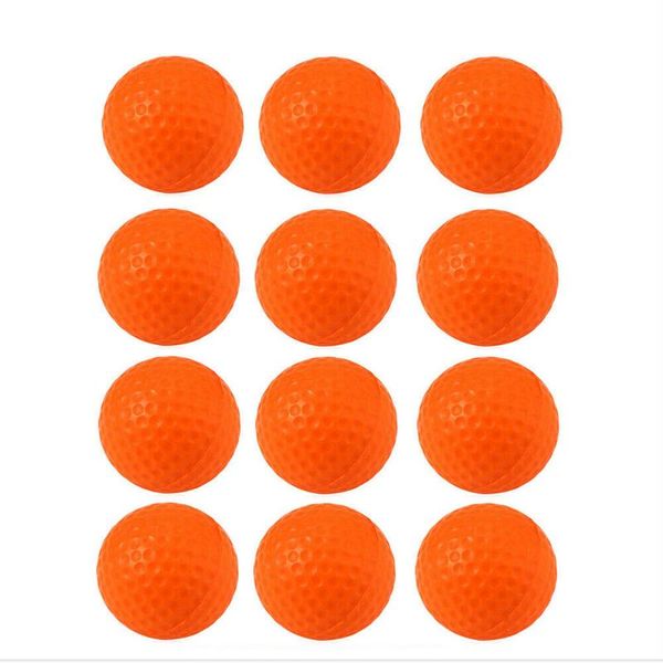

golf balls practice 12pcs foam 42mm outdoor training orange