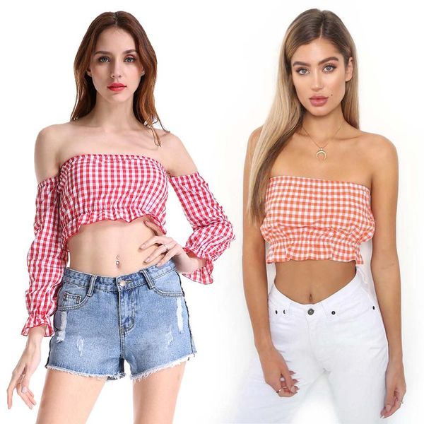 

square chequered short long sleeve t-shirt size -xxl women's, White
