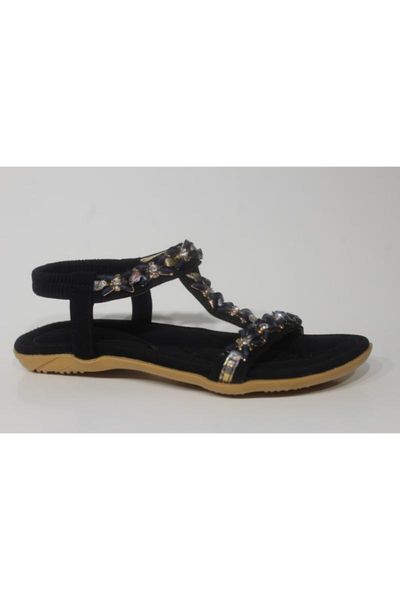 

sandals women's black casual blg 17 y105