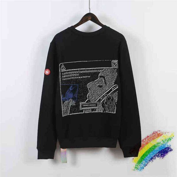 

reversible cavempt sweatshirts men woman crewneck cavempt cav empt c.e20fw hoodie g1207, Black