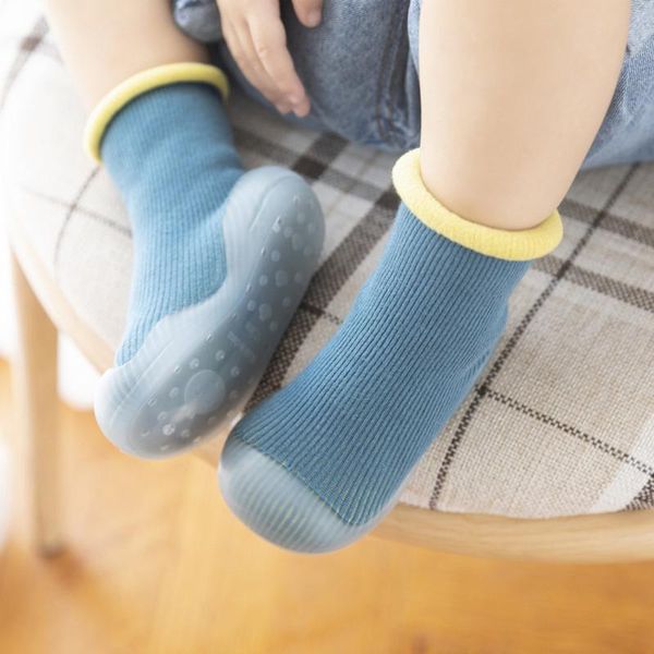 

first walkers born baby boys girls solid color thick warm socks mixed 2021 infant kid boy girl soft sole canvas sneaker shoes