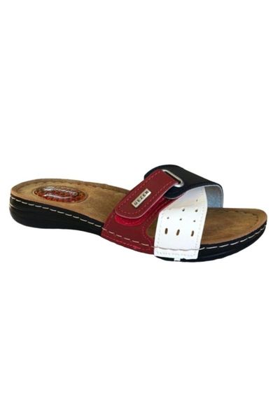 

slippers women multi color jelli anatomical casual, Black