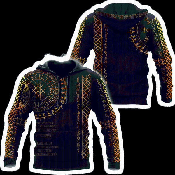 

men's hoodies & sweatshirts premium viking tattoo 3d printed graphic hoodie sportswear zip art casual streetwear 5xl oversized pullov, Black