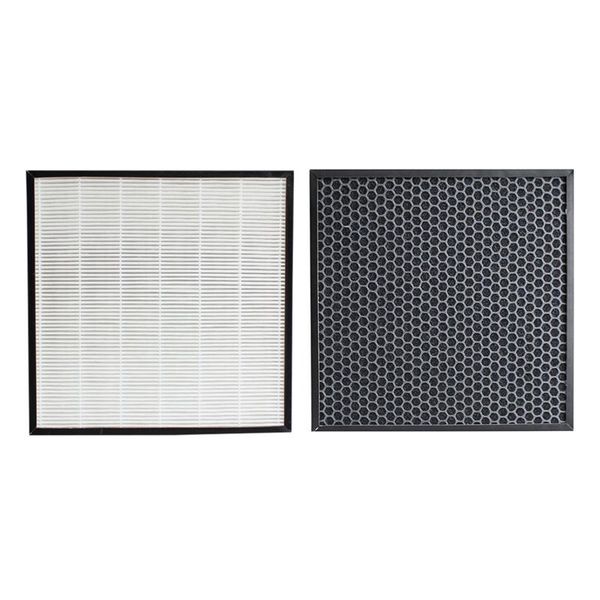 

air purifiers 2 pcs purifier accessories cfx-2hma, cfx-2dma filter elements for samsung ac505cmga/sc, white & gray