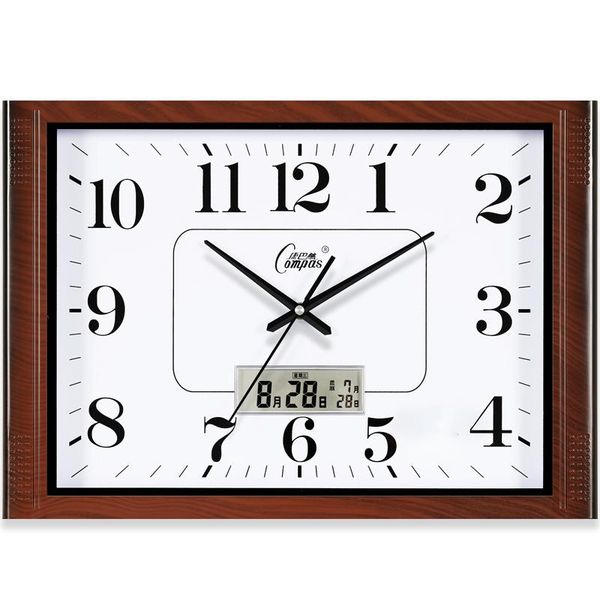 

wall clocks digital silent clock modern design simple smart minimalist square quartz bedroom duvar saati home decor wf50wc