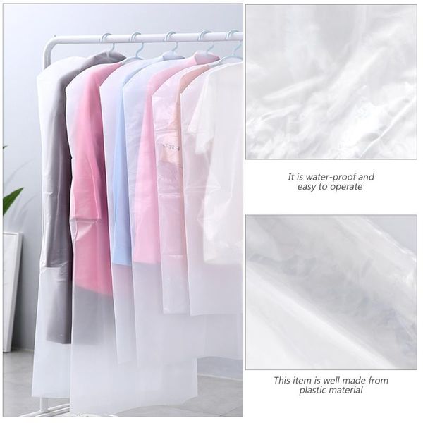 

clothing & wardrobe storage 50 pcs 60*100cm clothes dust cover disposable garment shield suit bag