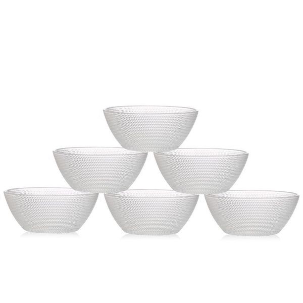 

bowls lead-household glass bowl fruit salad small dessert rice soup noodle