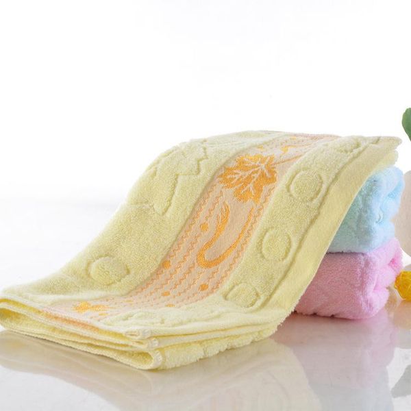 

towel leaves pattern soft cotton face for adults bathroom super absorbent thick towels 35x75cm