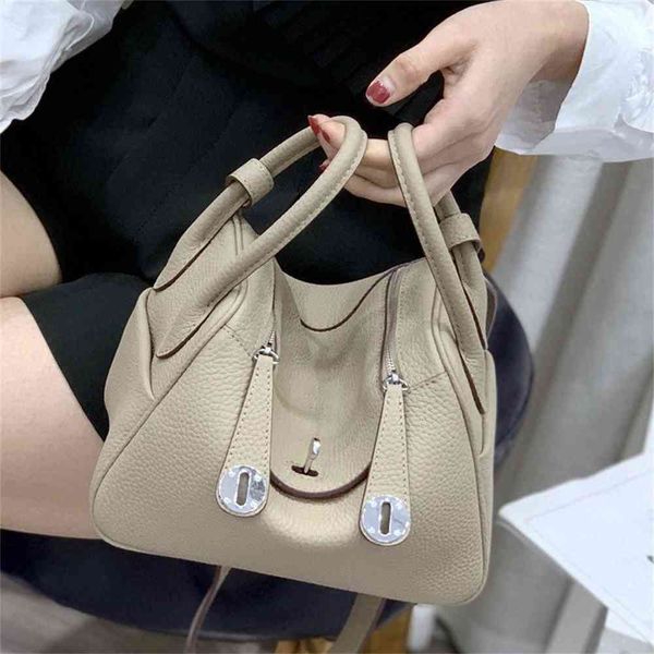 

luxury designer crossbody shoulder backpack handbags tote bag bags handbags wallet purse winter head leather litchi pattern 22cm genuine box