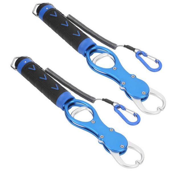

fishing lip grip aluminum alloy fish controller with scale portable weighing tool control accessories