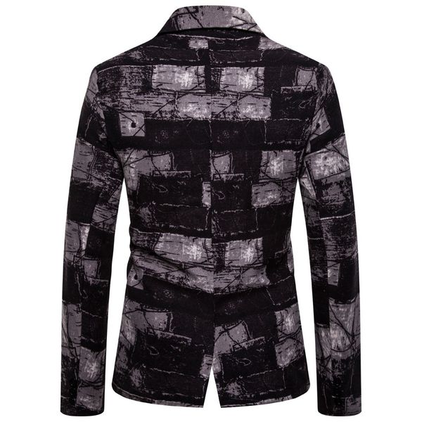 

men's casual vintage ethnic style long sleeve print floral suit coat jacket fashion girl boy woman the man autumn europe, White;black