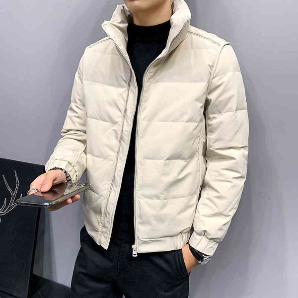

winter loose men's jacket black fashion down