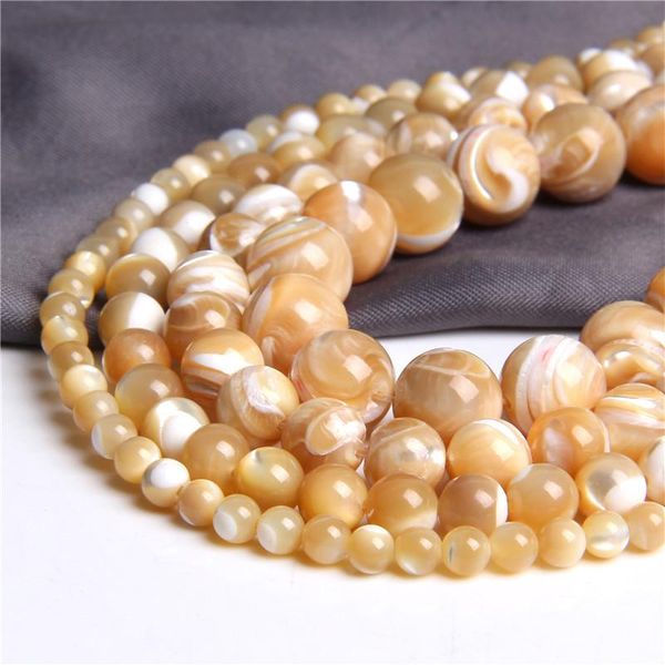 

other 4-12mm original color natural mother of pearl shell bead trochus wheel round spacer beads for jewelry diy 15" full strand