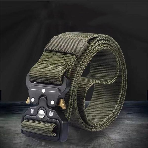 

belts men's belt nylon army tactical outdoor hunting multi function combat survival marine corps waist, Black;brown