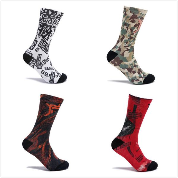 

anta basketball elite socks sports training cushion shock the game klay thompson eur size 39-46 19941322, Black