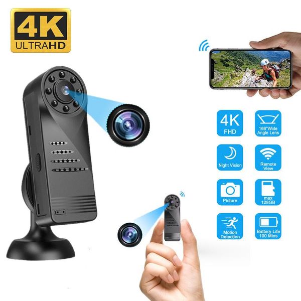 

mini cameras digital camera portable wifi hd full 4k micro body small dv camcorder outdoor cam