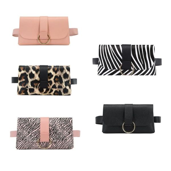 

women mini envelope waist bag pu leather clutch cell phone purse chest bags pouch