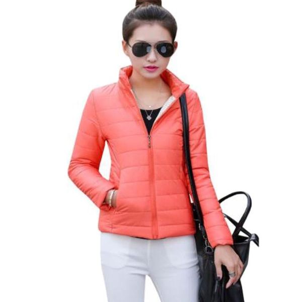 

basic coats 2021 whinter brand 9 colors women jacket keep warm padded fashion casual slim winter pz027 women's jackets, Black;brown