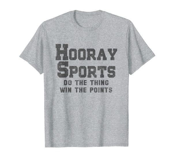

hooray sports do the thing win the points sports t shirt, White;black