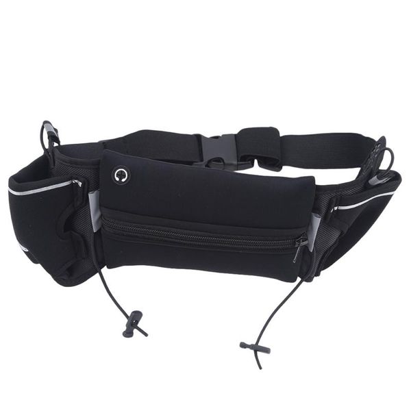 

waist bags universal outdoor running bag men and women jogging water bottle fitness gym light sports wallet