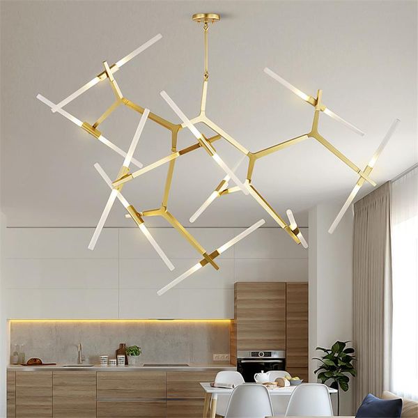 

chandeliers modern chandelier nordic led gold lighting fixture hanging dining kitchen living bedroom indoor decor suspension pendant lamps