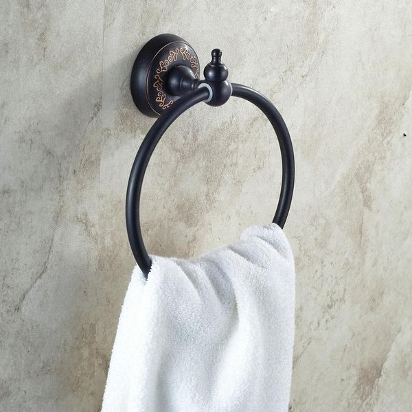 

bathroom wall mounted towel ring round holder oil rubbed bronze rings