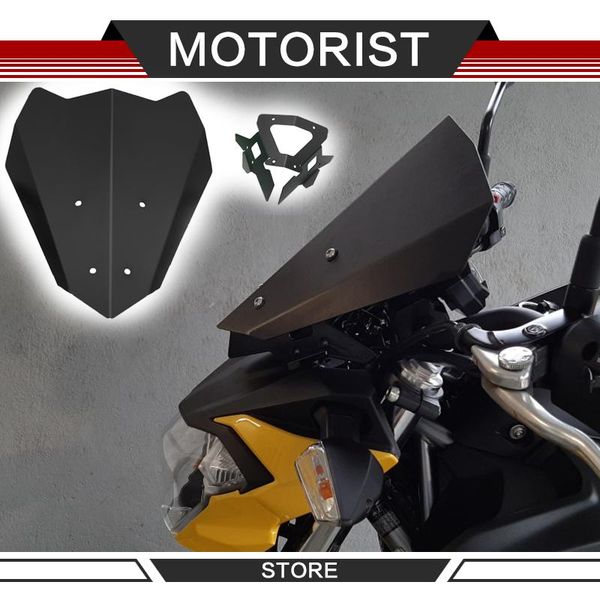 

motorcycle windshield for z650 2021 cnc aluminum accessories windscreen deflectors z 650