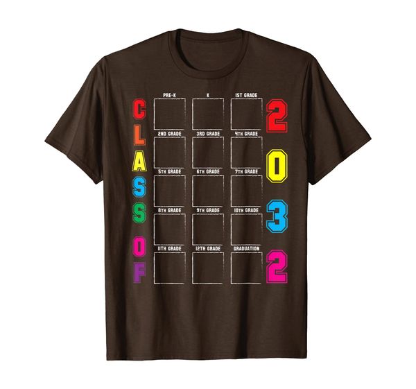 

kindergarten class-of-2032: grow-with-me handprints space t-shirt, White;black