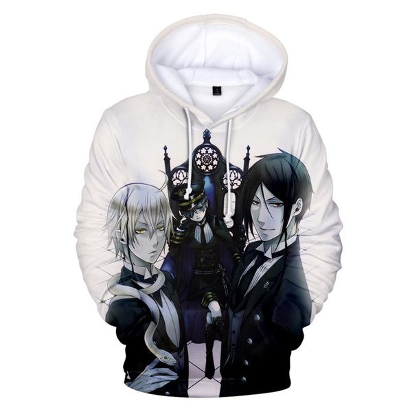 

men's hoodies & sweatshirts 3d anime black butler ciel phantomhive hoody hip hop smile fashion brina palencia long sleeve boys/girls ca