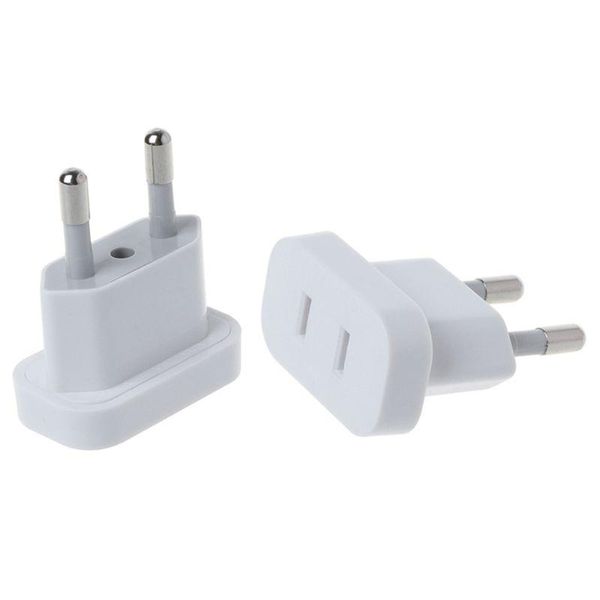 

smart power plugs 1pc us to eu plug adapter white travel converter wall charger