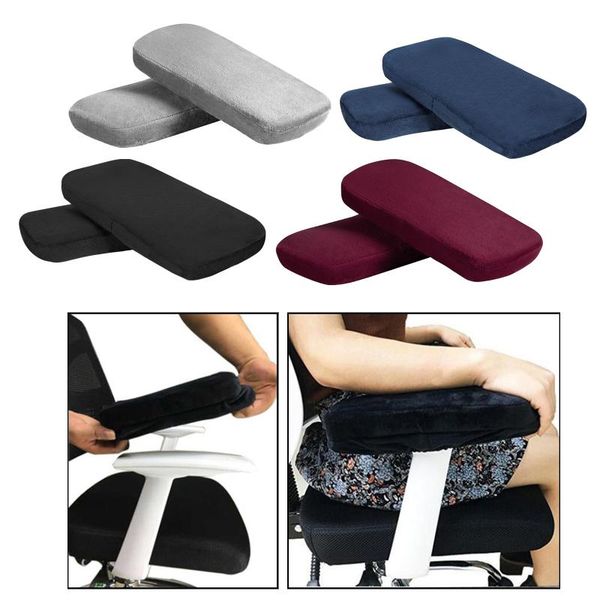 

chair covers memory foam home armrest pads comfy washable extra thick 2 pcs/set