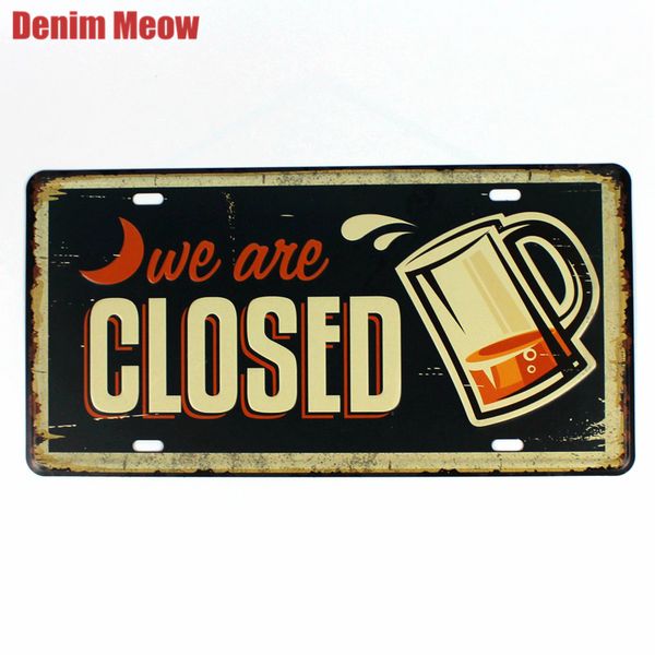 

beer tomorrow plaque vintage metal tin signs car bar garage cafe decor wall painting art poster iron billboard plates n180a