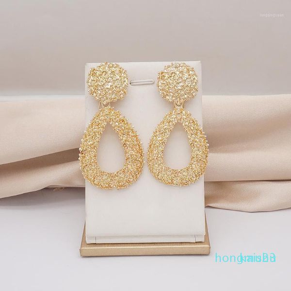 

earrings & necklace designer k store 2021 est fashion african jewelry sets for women gold silver color drop dangle earings pendants1