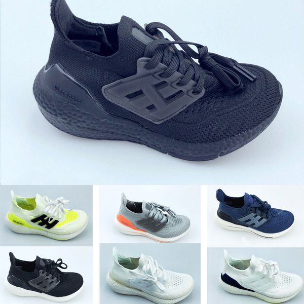 

ultraboost 7.0 21 children running shoes breathe boy girl youth kid sneaker, Black