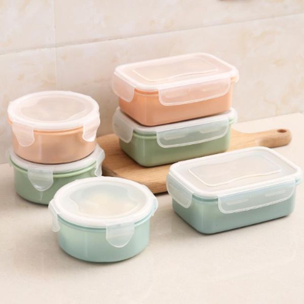 

dinnerware sets small storage box kitchen container round square fruit snack