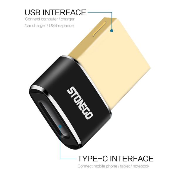 USB zu USB Typ C OTG Adapter USB-C Konverter Typ-c Adapter Für Samsung S20 Xiaomi Mi 9t oneplus 7 6t USB OTG Stecker