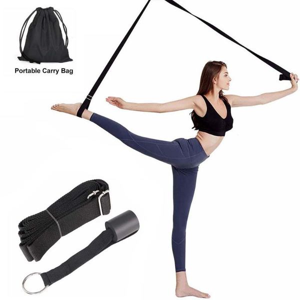 

resistance bands home door ballet dance lacing with soft opening splits one-word horse trainer tension belt yoga stretching