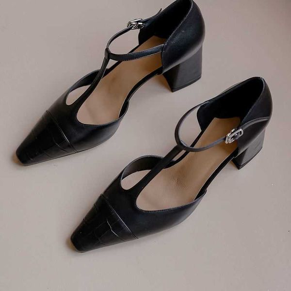 

designer high heels square toe party women shoes heel summer sandals, Black