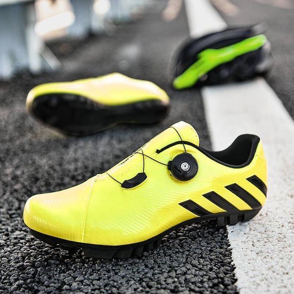 

men road cycling shoes sneakers women breathable original bicycle racing spinning man mtb bike footwear, Black