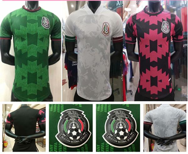 

2021 high-quality mexico soccer jerseys copa america camisetas 20 21 chicharito lozano dos santos guardado moreno alvarez, Black;yellow