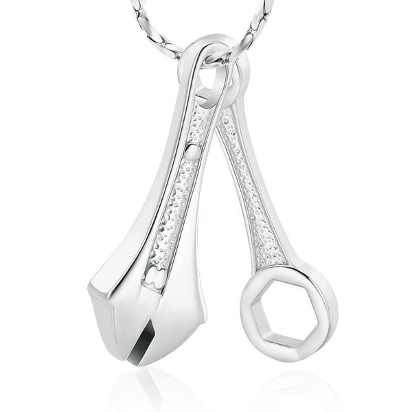 

chains memorial necklace jewelry i used to be his angel now he's mine necklacedaddy in memory of loved one dad wing charm, Silver