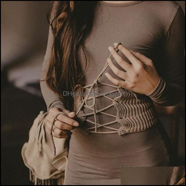 

belts & aessories aessoriesbelts stretch corset daily waistband high elasticity fashion women waist belt crochet ribbed solid knitted shape, Black;brown