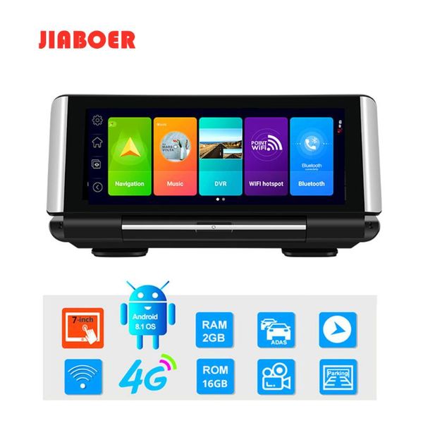 

android 8.1 dash cam adas gps wifi car dvr bluetooth dashboard navigation 1080p touch dual lens camera auto video recorder dvrs