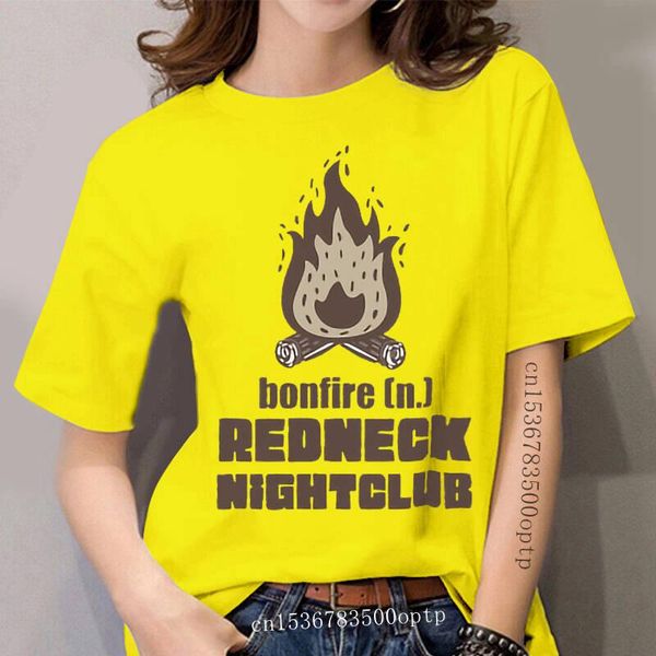 

women's t-shirt women bonfire (n.) redneck nightclub(2) tshirt t shirt, White