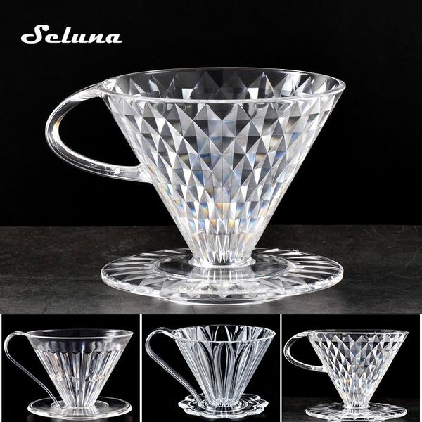 

coffee filters v60 hand drip filter resin pour over dripper paper cone barista brewing clever 101/102