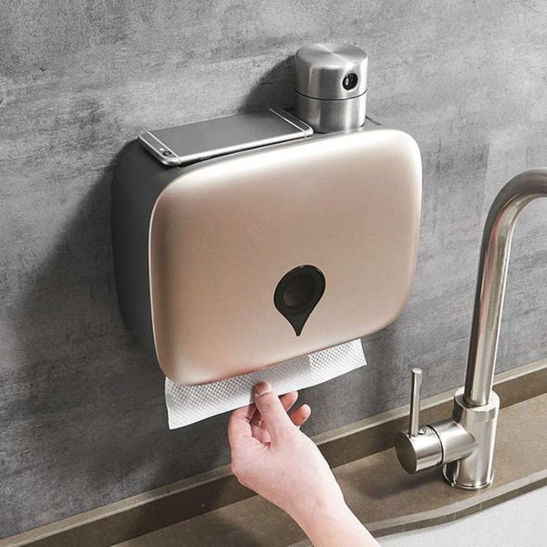 

liquid soap dispenser wall mounted toilet paper tissue hand towel holder for home el household bathroom box