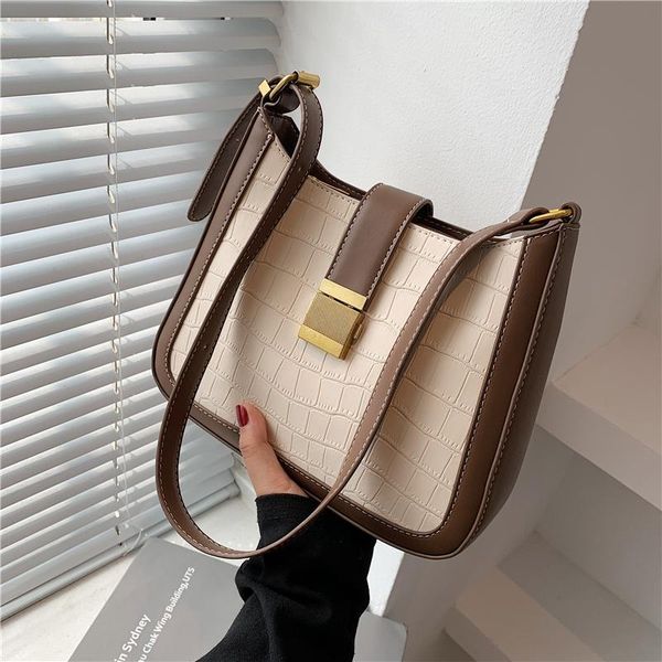

evening bags burminsa vintage stone pattern crossbody shoulder for women brand designer baguette small ladies purses and handbags 2021