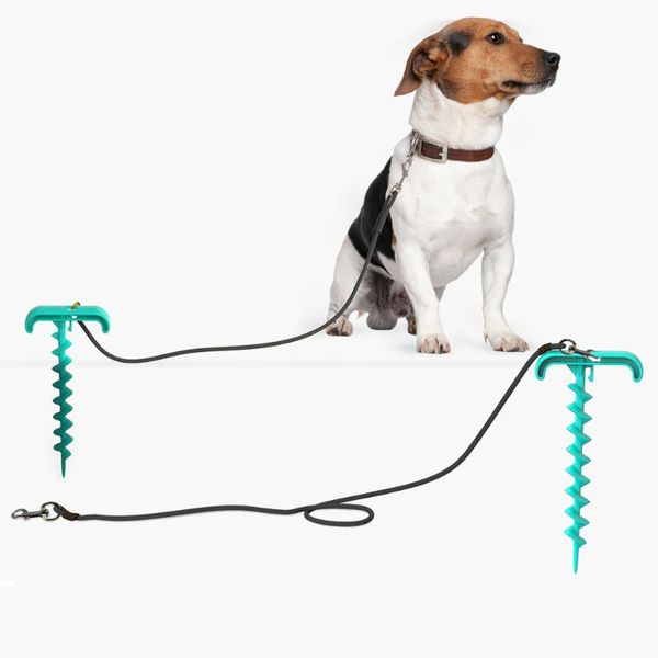 

dog collars & leashes outdoor pet grazing leash walking training lead chewing toy interactive cleaning teeth iq toys