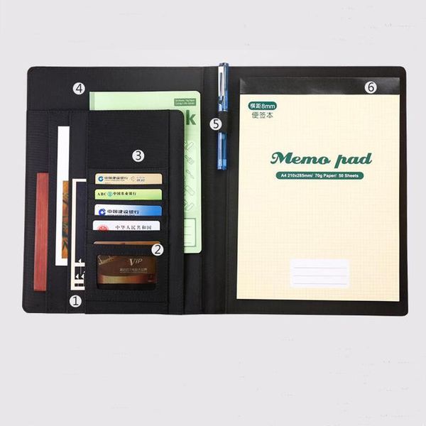 

business card files a4 file folder portfolio document bag brief case organizer financial clamp office supplies bill folders pen loop 1169b